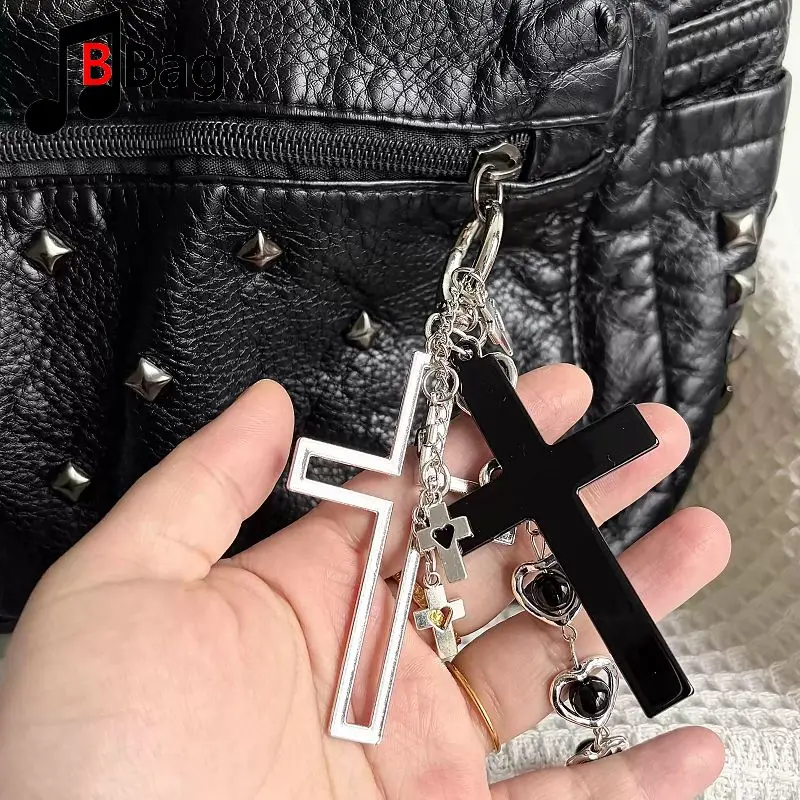 Original Dark Punk Rivet Alternative Backpack Niche Design Vintage Cross School Bag Commuter Bag Y2K Grunge Dark Academia Goth