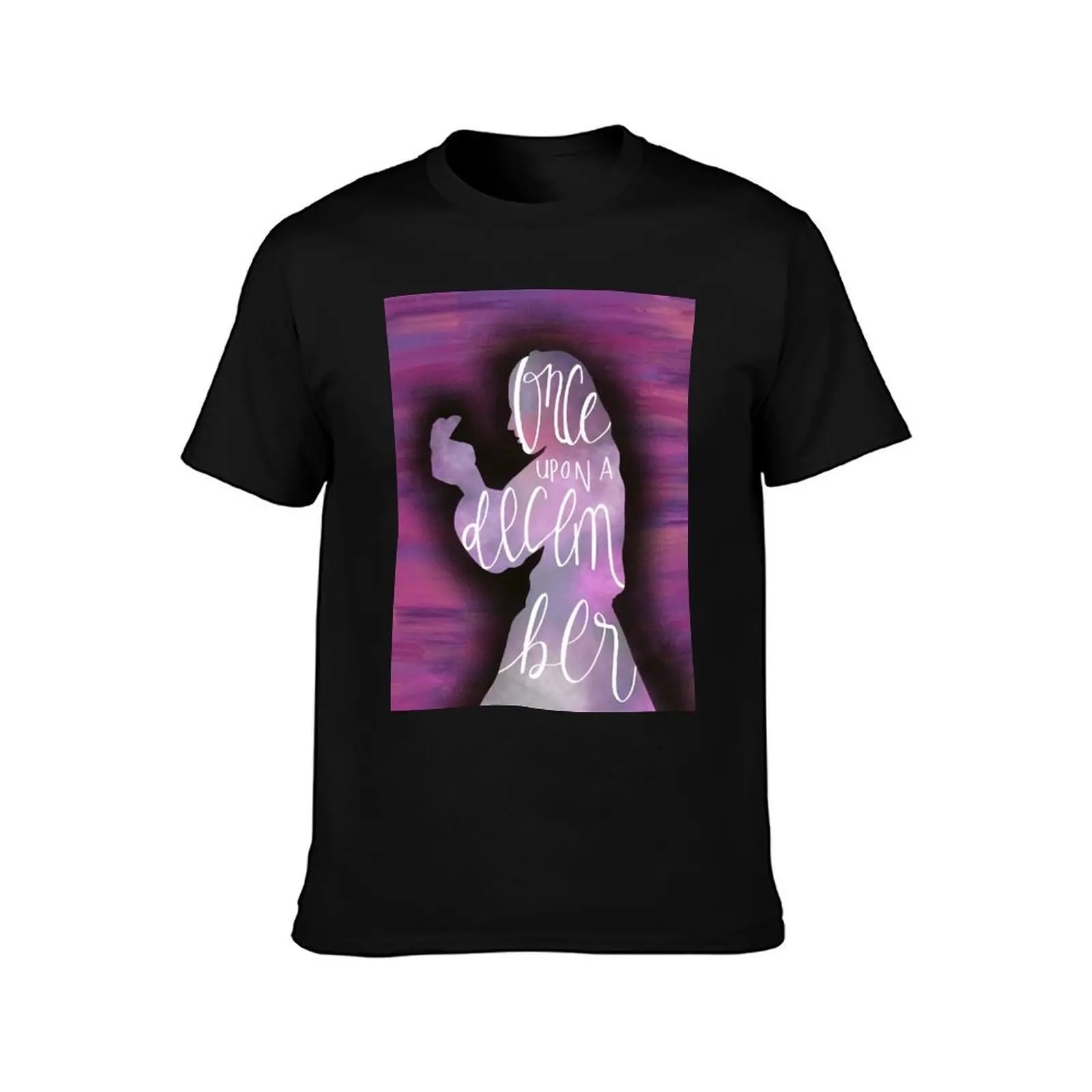 Once Upon A December Christy Altomare Silhouette from Anastasia on Broadway (Textured Shadow) T-Shirt