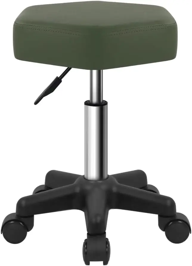 Stool Height Adjustable Stool with Wheels for Spa Salon Massage