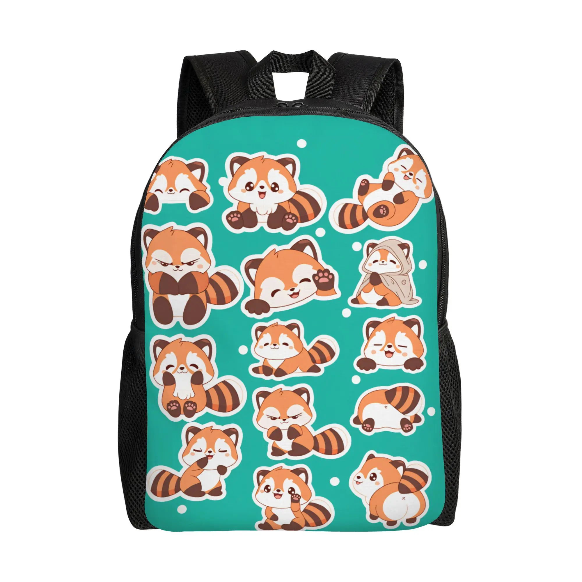 

Aniamkl Kawaii Red Panda Sticker Sheet Backpack Cute Backpacks Women Daily Soft School Bags Design Rucksack