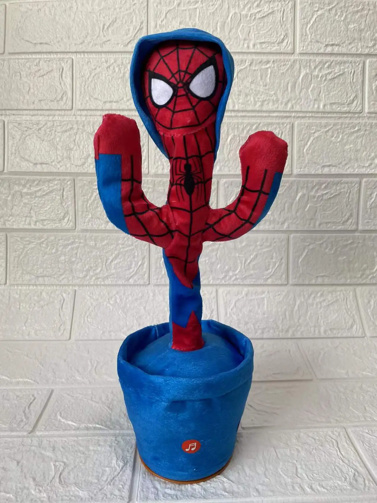 Avengers Spiderman Iron Man Captain America Creative Dancing Cactus Doll Toy Talking Recording Repeating Children Birthday Gift