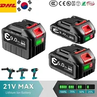 18V 21V MAX Battery Rechargeable 3000mah 6000mah 9000mah Lithium Ion Battery 388VF Li-ion Battery For Makita Electric Power Tool