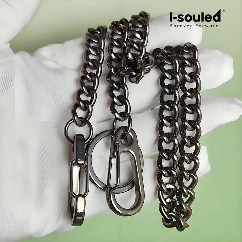 Military-Grade Titanium Keyring | 8.7MM Anti-Scratch Keychain for Hiking/Motorcycle | Jeans Style Outdoor Gear