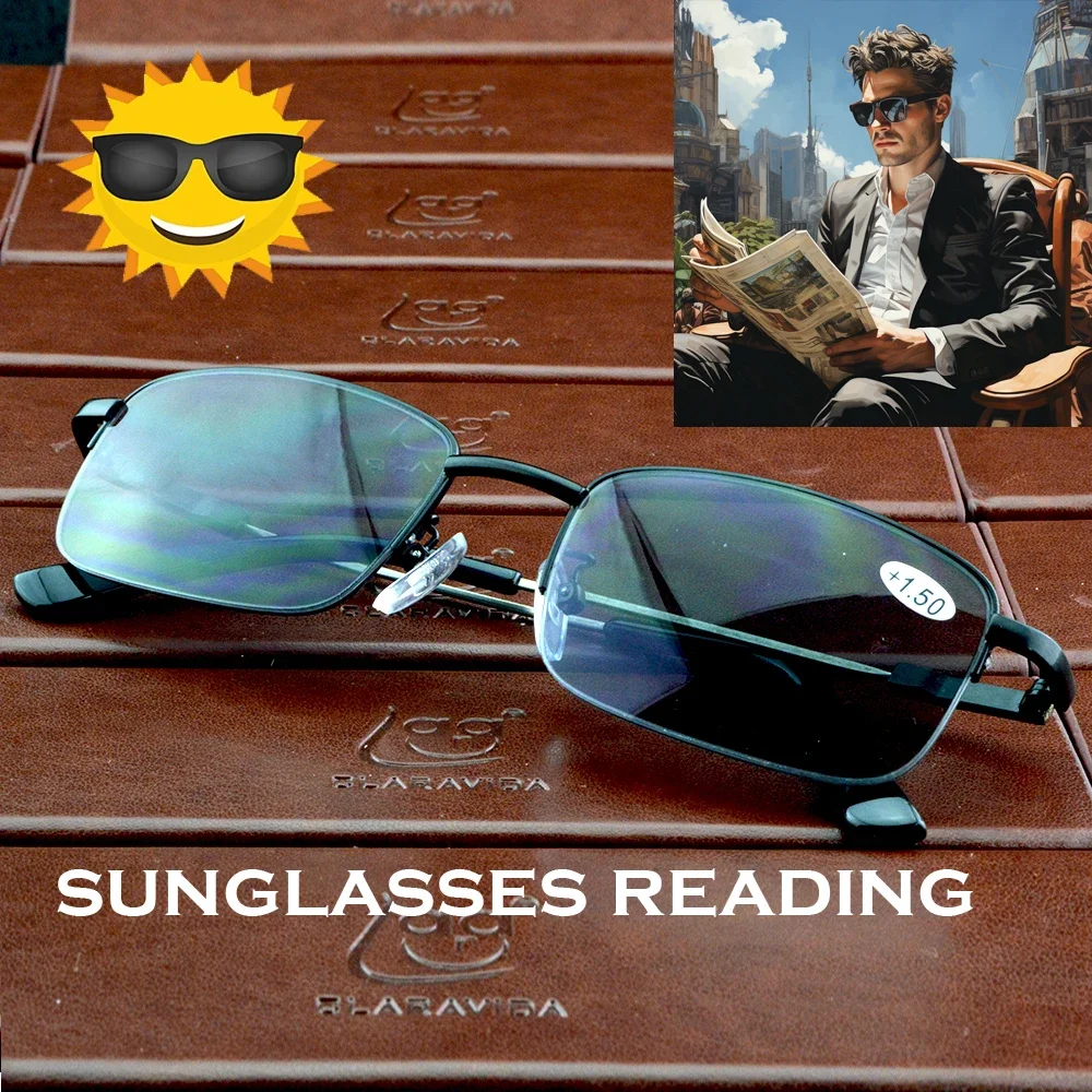 Clara Vida TWO IN ONE Sunglasses + Reading Glasses Rectangular Multi-Functional Glasses Outdoor +1 to +4