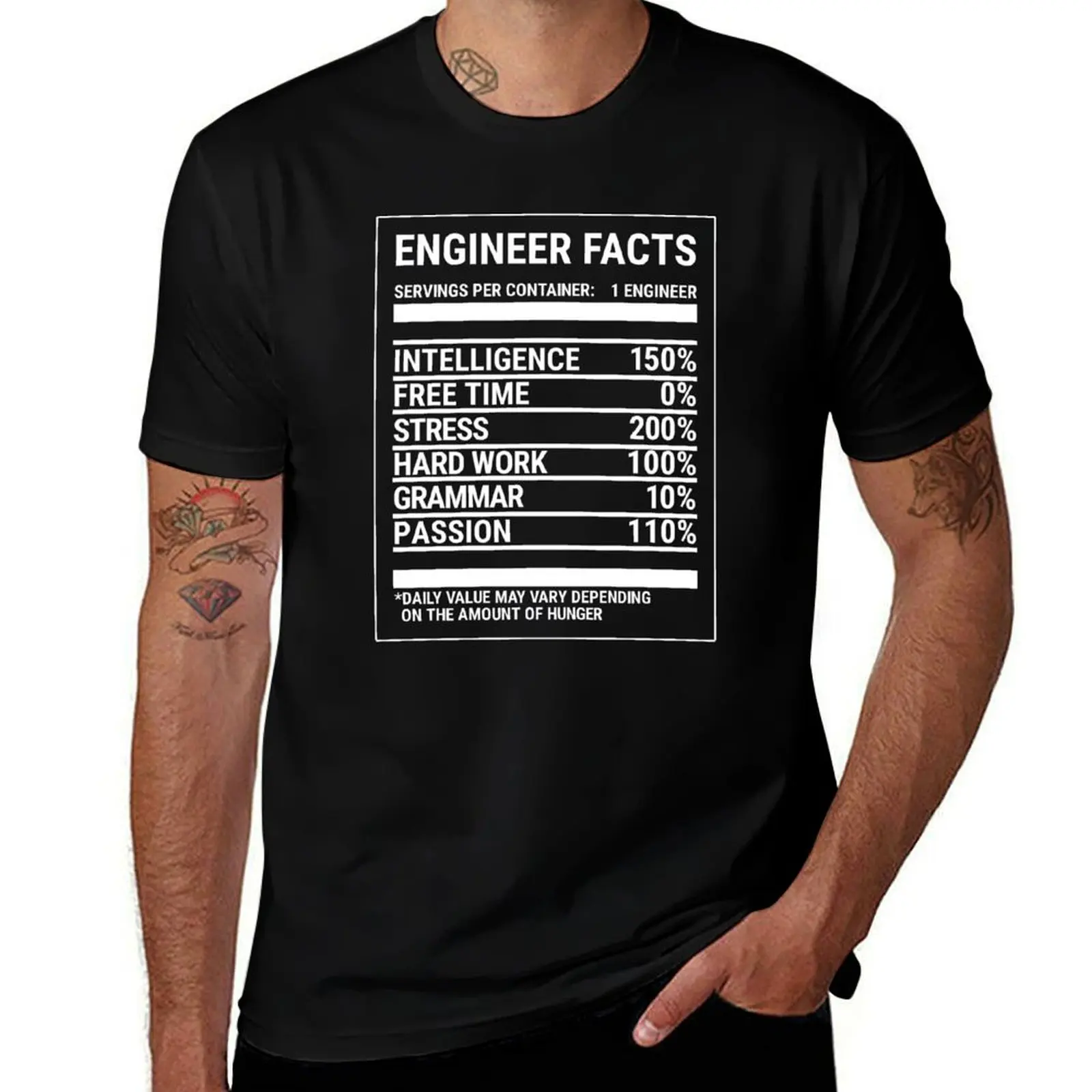 Engineer Facts Funny Engineering Student T-Shirt plus size tops sublime for a boy mens t shirt graphic