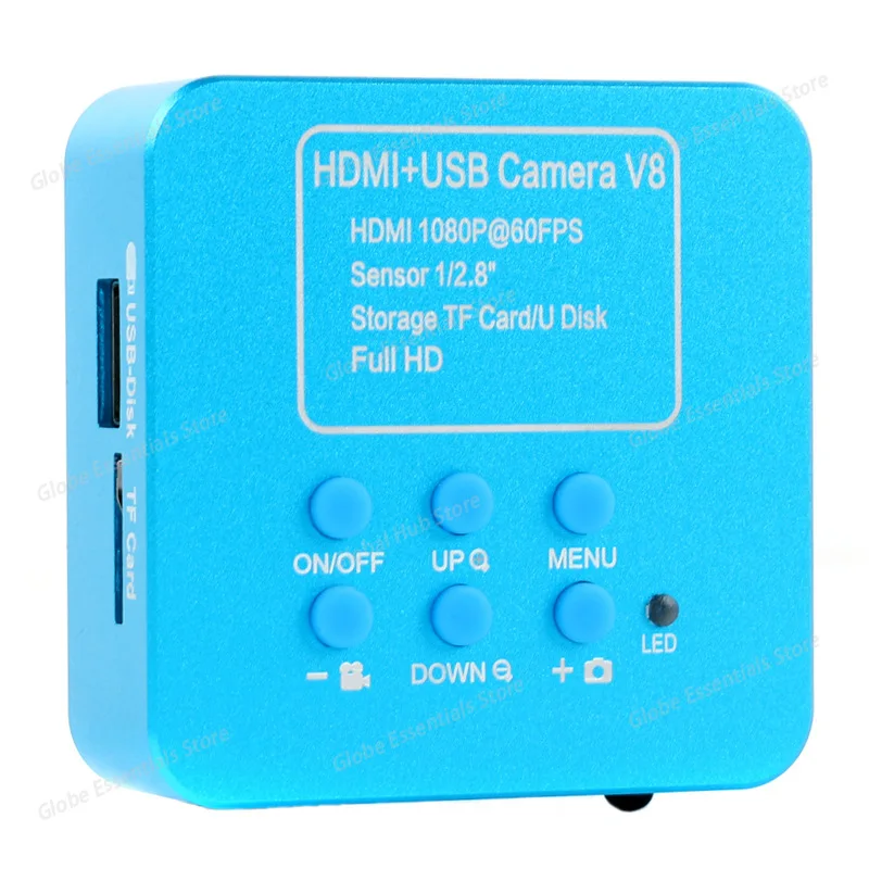 1080P Industrial Camera HDMI USB Output Video Electron Microscope Can Store and Repair Digital Magnifying Glass