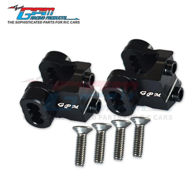 GPMALUMINUM REAR AXLE MOUNT SET FOR SUSPENSION LINKS -6PC SET For 1/10 TRX4 DEFENDER TRAIL CRAWLER-82056-4