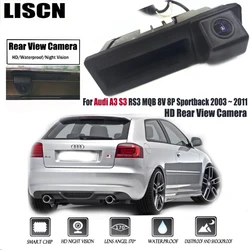 HD Rear View Camera For Audi A3 S3 RS3 MQB 8V 8P Sportback 2003 ~ 2011 Trunk Handle Backup Waterproof Parking Reversing Camera