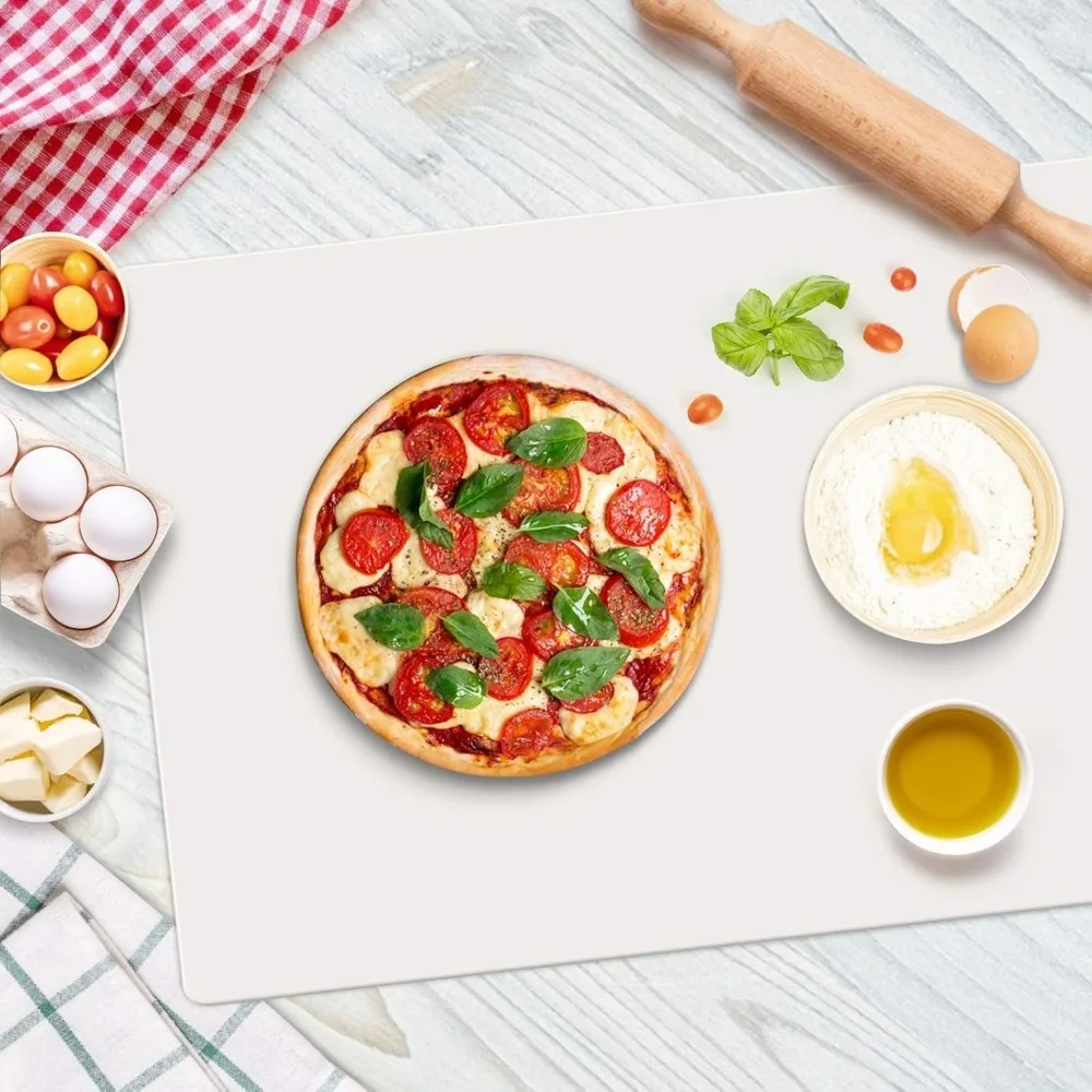 40cm Silicone Placemat Food Grade Waterproof Table Protector Non Slip Heat Resistant Table Protector Washable Mat Multi Purpose