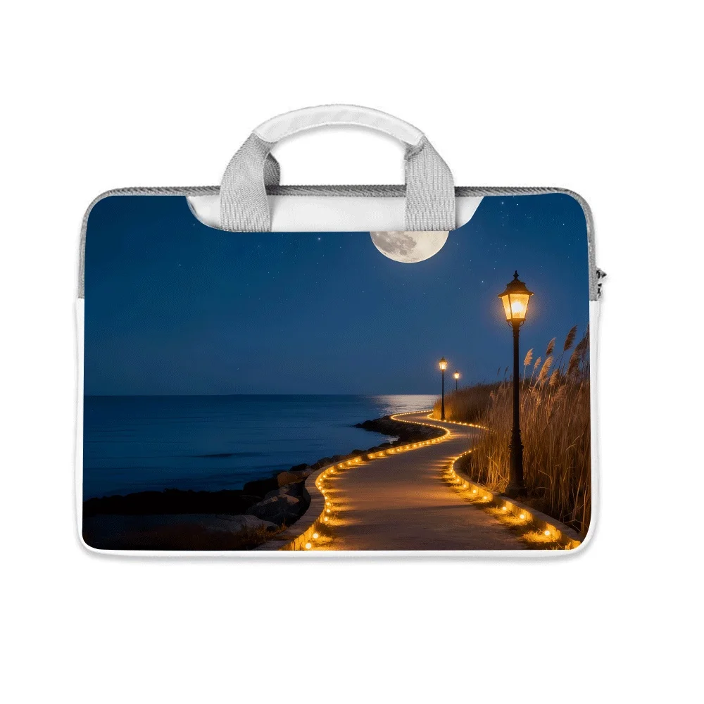 

Stylish HD Graphic Bag 12 13 14 15 16 Inch Laptop Bag Waterproof Laptop Protective Case Bag with Pocket for School Office Travel