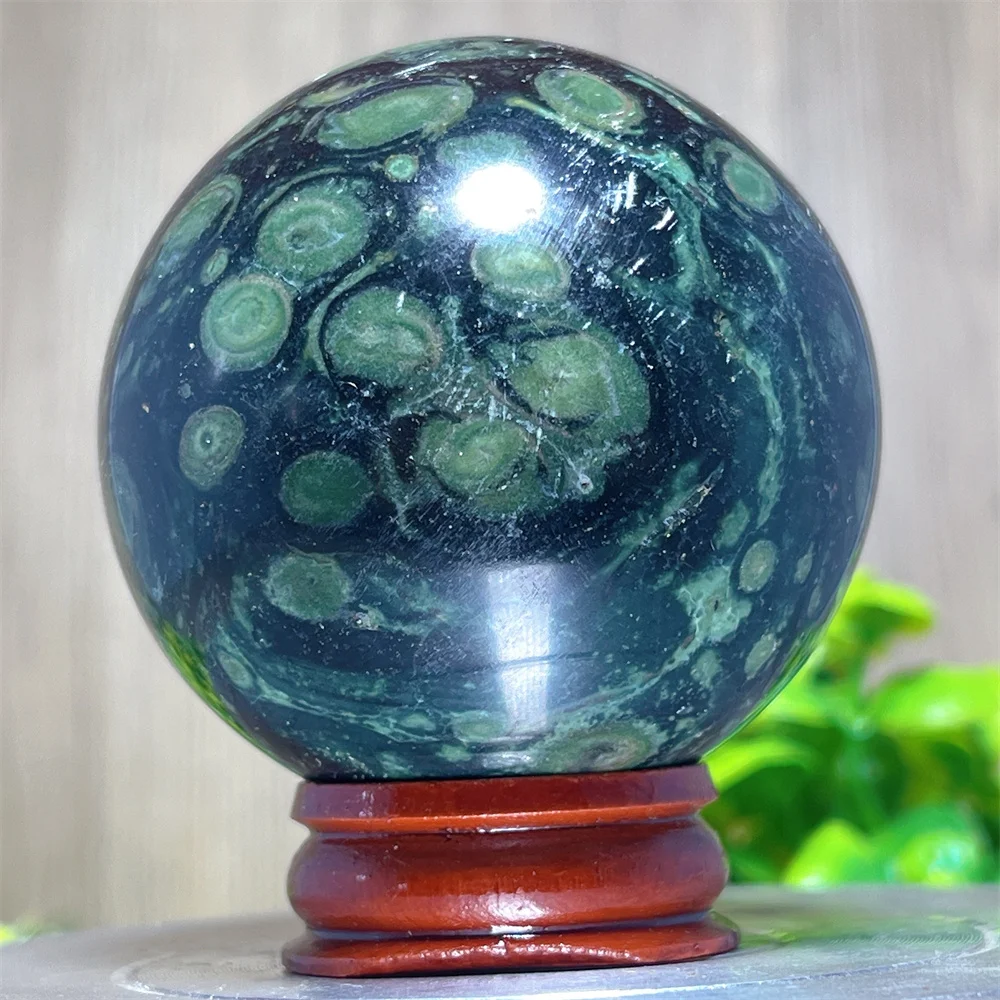 Kalababa Sphere Ball Peacock Eye Crystal Natural Stone Quartz Minerals Specimen Geode Energy Home Decoration Reiki Healing +Stan