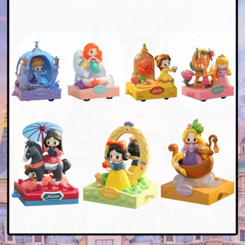 

2025 New Genuine Disney Princess D-Baby Romantic Parade Series Blind Box Collectible Figurines Trendy Toys Decorations Gifts