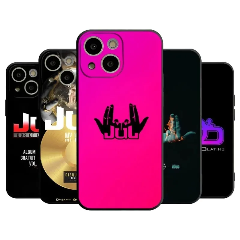 France Jul Rapper Phone Case For iPhone 11 12 13 14 15 Pro Max 7 8 Mini Plus SE X XS XR Transparent Shell