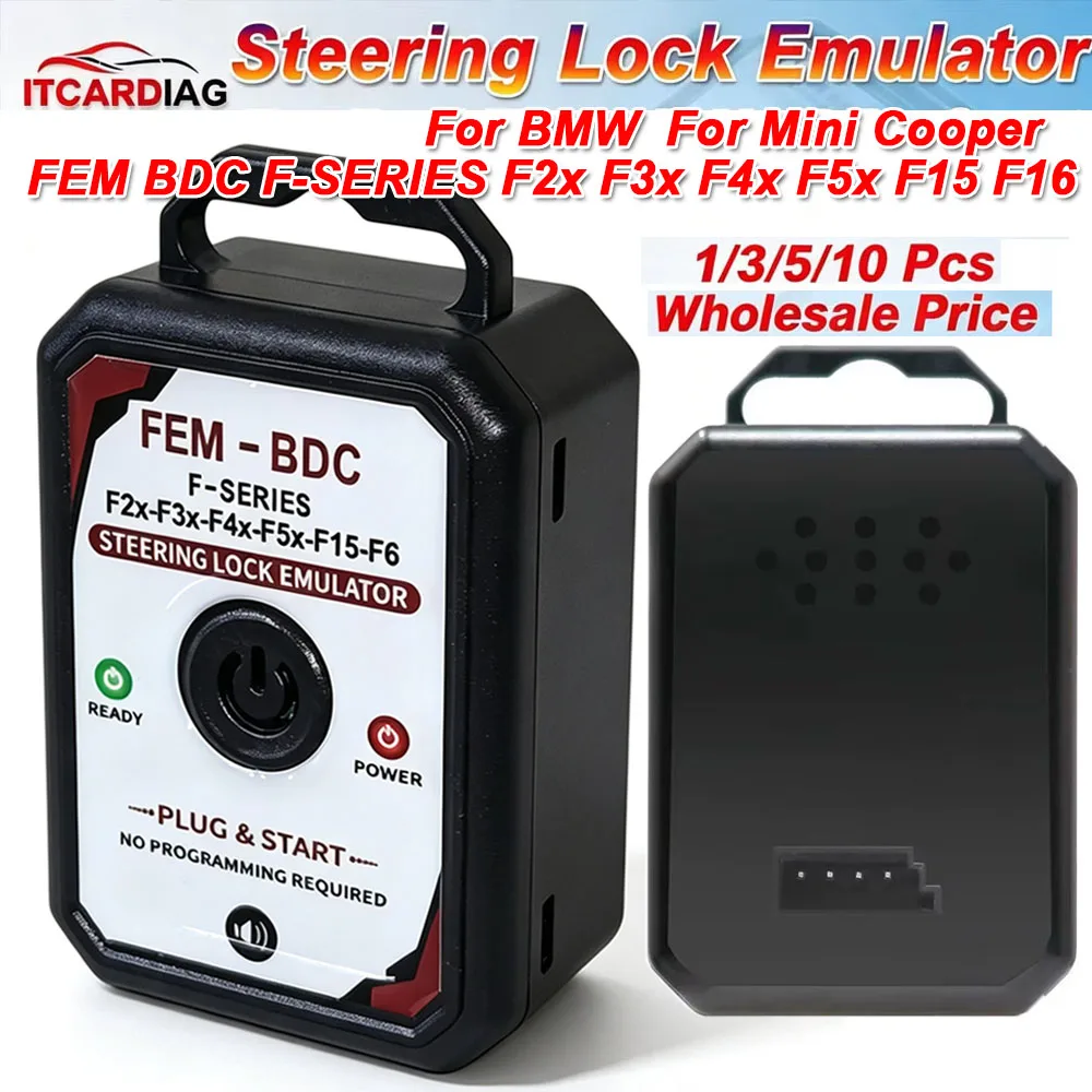 Steering Lock Emulator For BMW for Mini Cooper F-SERIES FEM BDC Simulator For F2x F3x F4x F5x F15 F16 F4x No Programming
