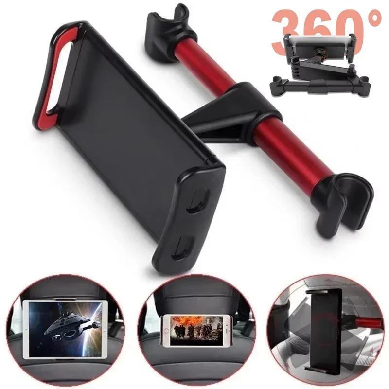 

Universal Car Phone Holder Car Rear Pillow Phone Holder Tablet Car Stand Seat Rear Headrest Mounting Brackets Support 5-13 inch