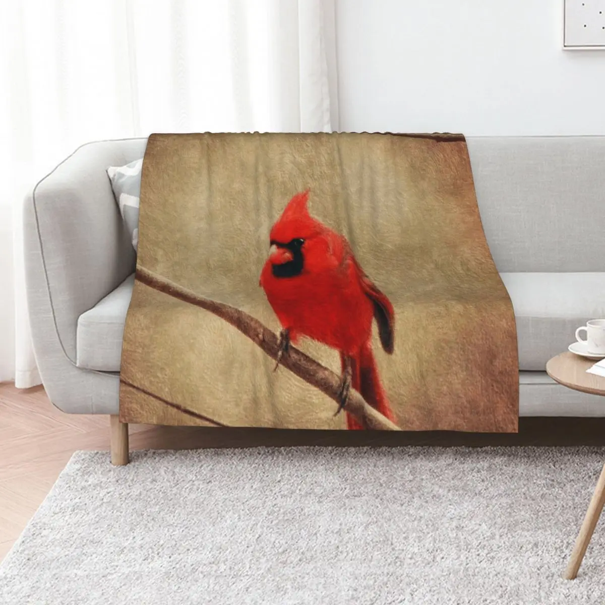 Cardinal Throw Blanket Stuffeds christmas decoration Luxury Thicken Blankets For Baby Comforter Loose Blankets