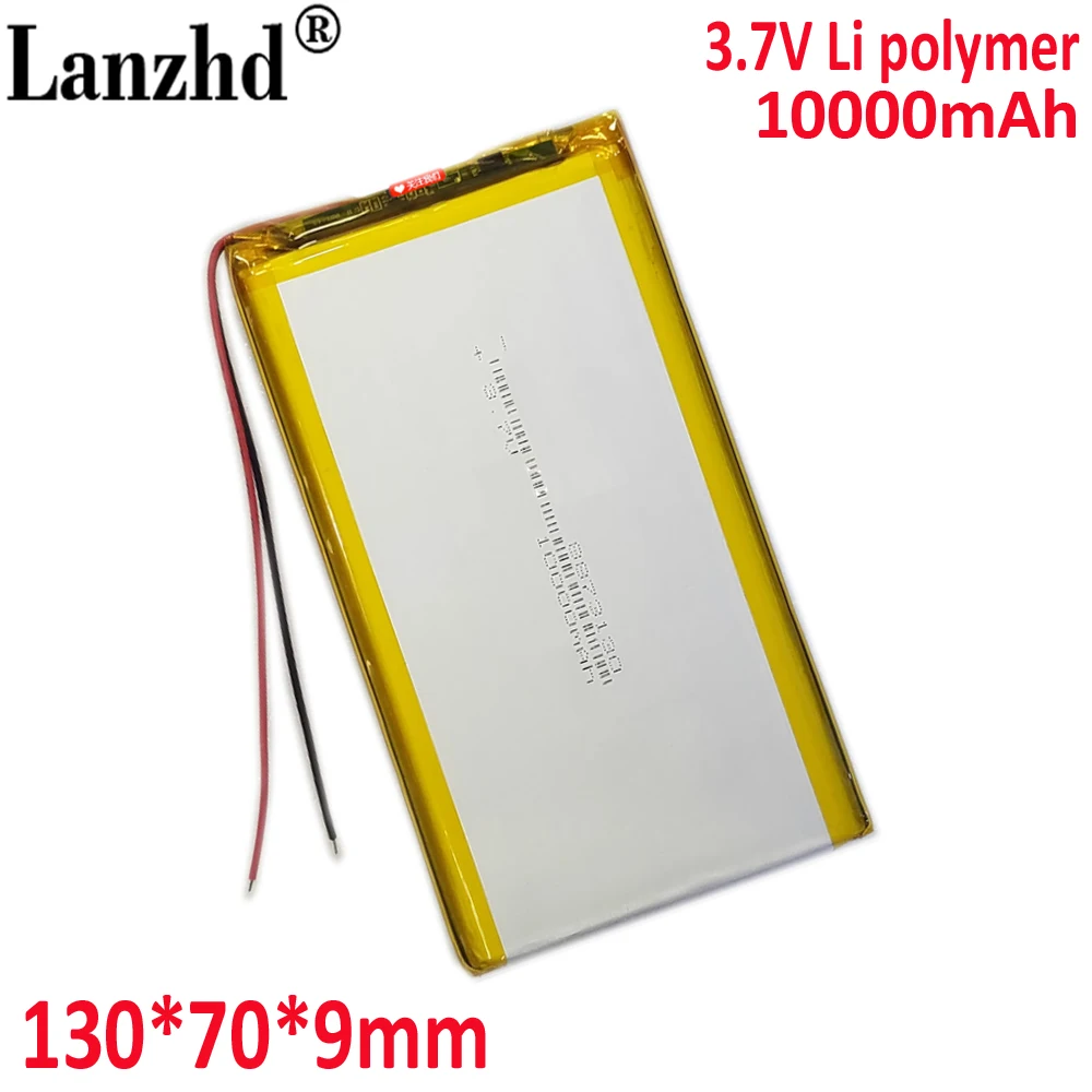 8870130แบตเตอรี่ลิเธียม3.7V 8873129 1070130 9070130สำหรับโคมไฟตั้งโต๊ะ LED พลังงานแท็บเล็ตธนาคาร DIY แบตเตอรี่10000mAh