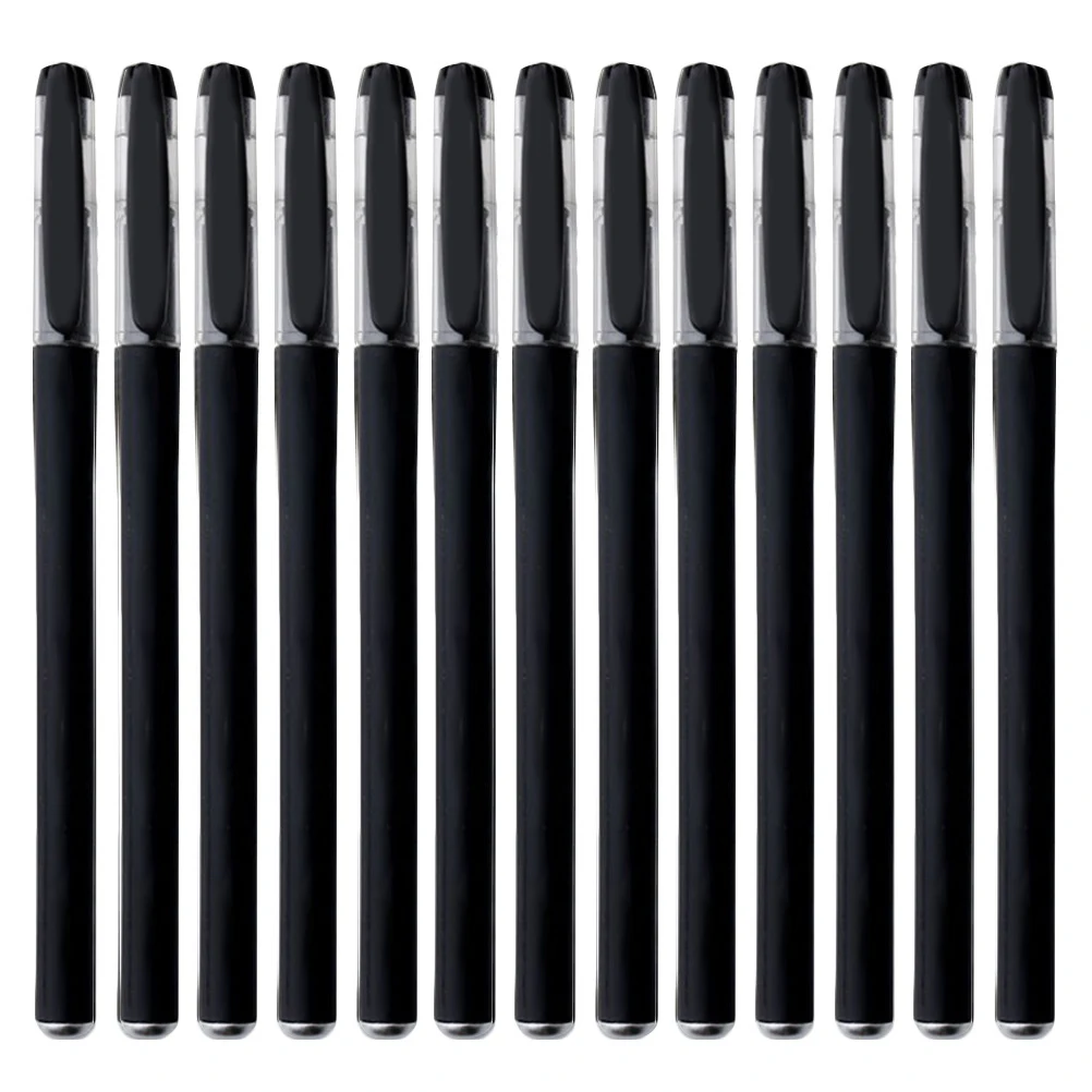 

20 Pcs Gel Pen Thin Pens for Office Black Bulk Ball Point Journal School Portable