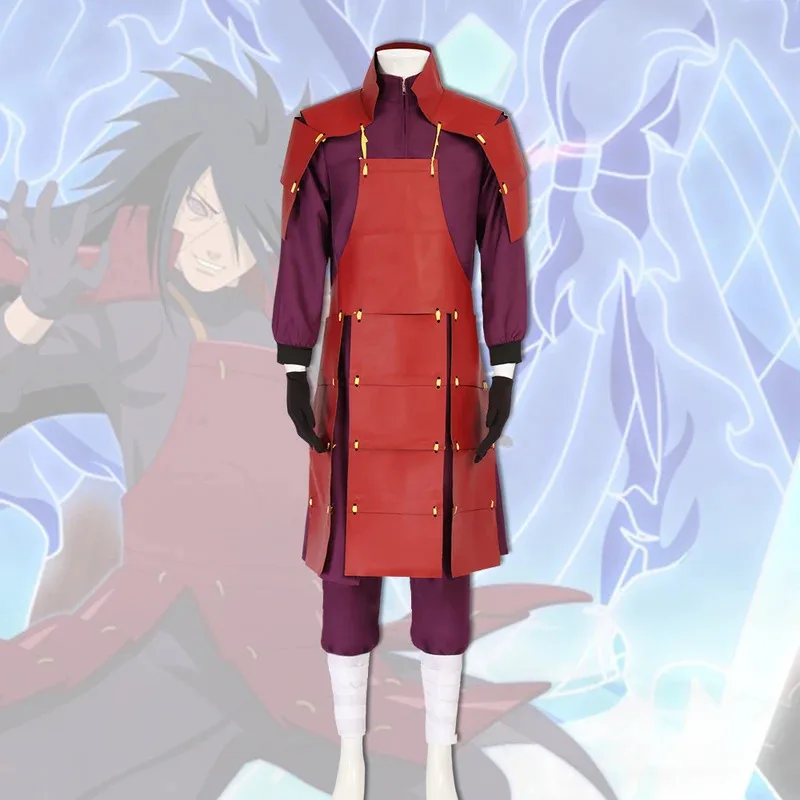 

DY20Uchiha Madara Cosplay Costume Japanese Samurai Armor Set Konoha Village Ninja Outfit Anime Character Costume25