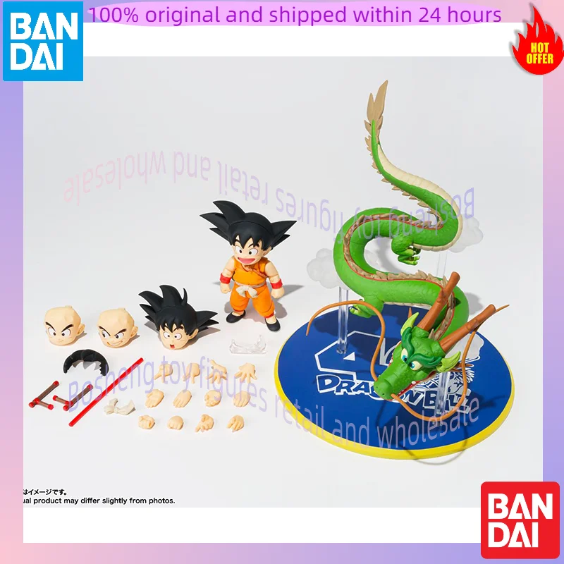 Original BANDAI S.H.Figuarts SHF SON GOKU Dragon 40th Anniversary Edition In Stock Anime Action Collection Figures Model Toys view 6