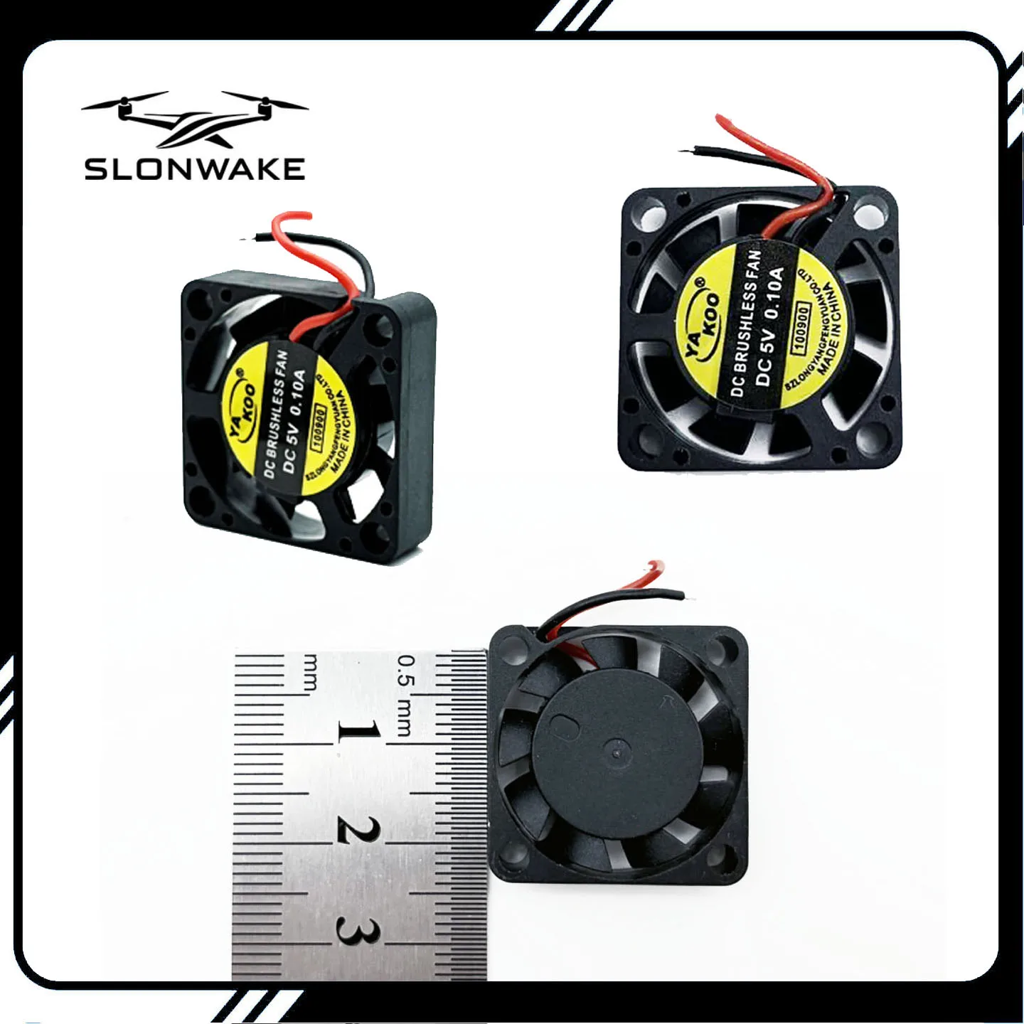 SLONWAKE 5V 2CM 20MM Fan 20*20*7MM Cooling Fan Fan Mini Laptop Cooling Fan 3wire Computer PC Fan Radiator Cooler