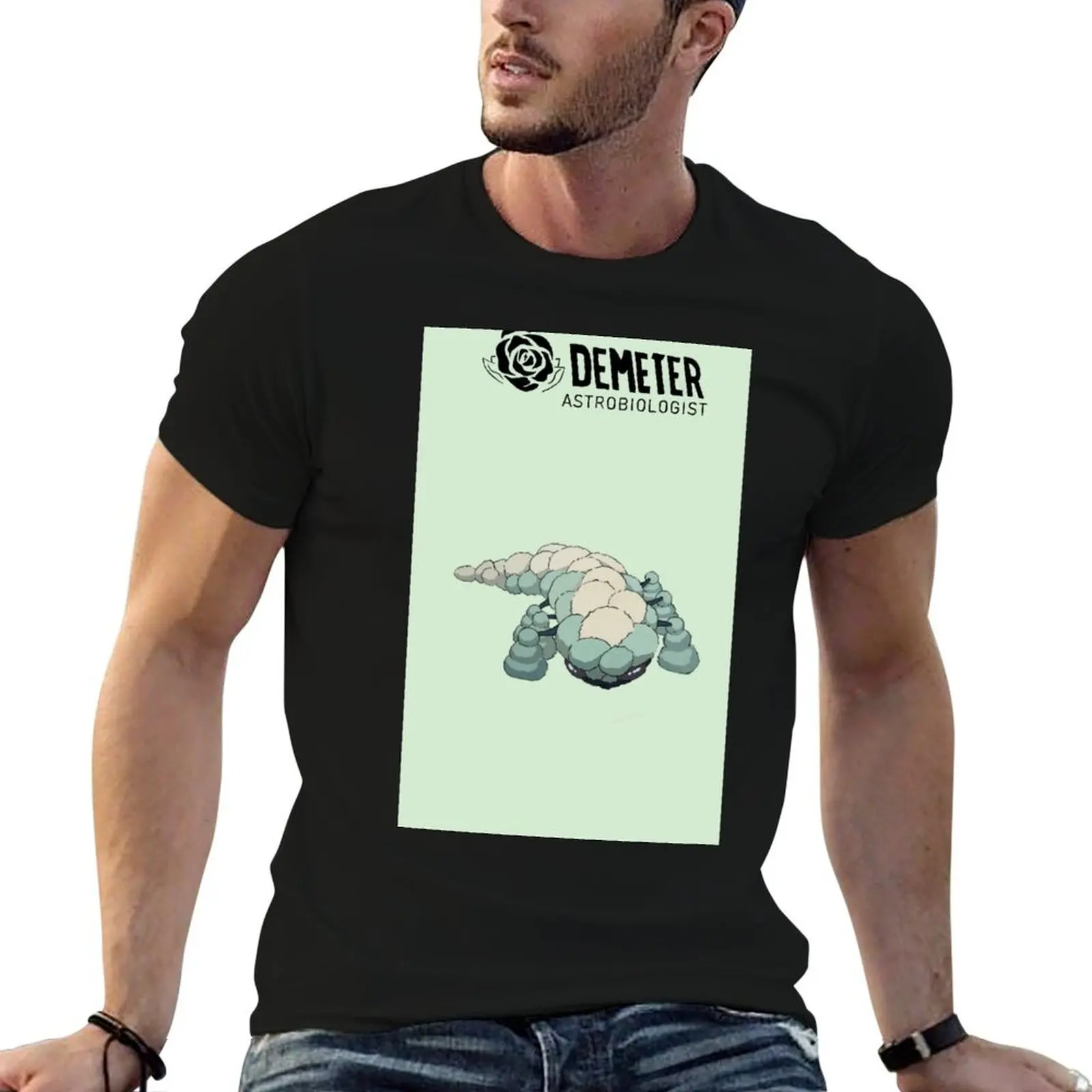 

Demeter astrobiology spore creature design T-Shirt printed t shirts for man funny t shirts dark humor T-Shirt