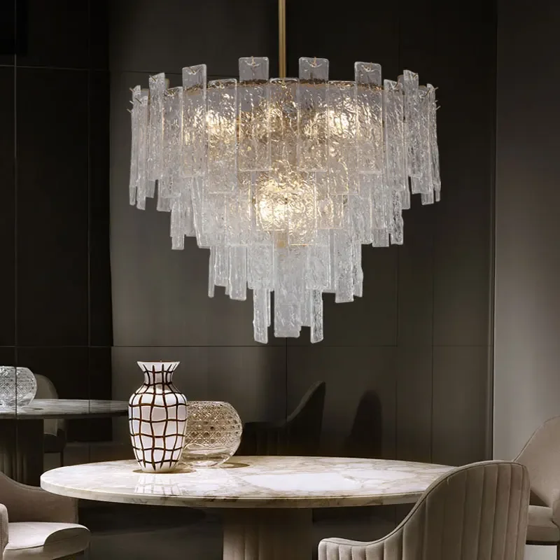 

Nordic Luxury Crystal Chandelier Postmodern LED Pendant Lights For Living Dining Room Bedroom Hotel Home Decor Hanging Lamp