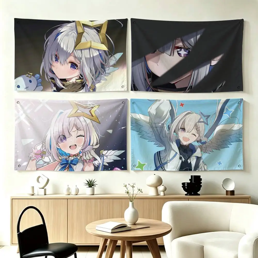 Amane K-Kanata Hololive Flags Wall Hanging Tapestry Outdoor Garage Room Decorative flag Background Blanket