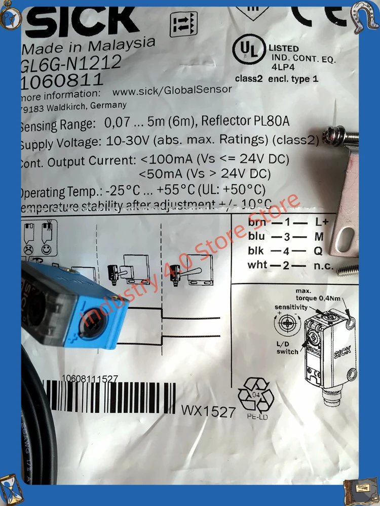 

GL6G-N1211 Brand New GL6G-P1211 Photoelectric Switch GL6G-P4211 GL6G-N4211