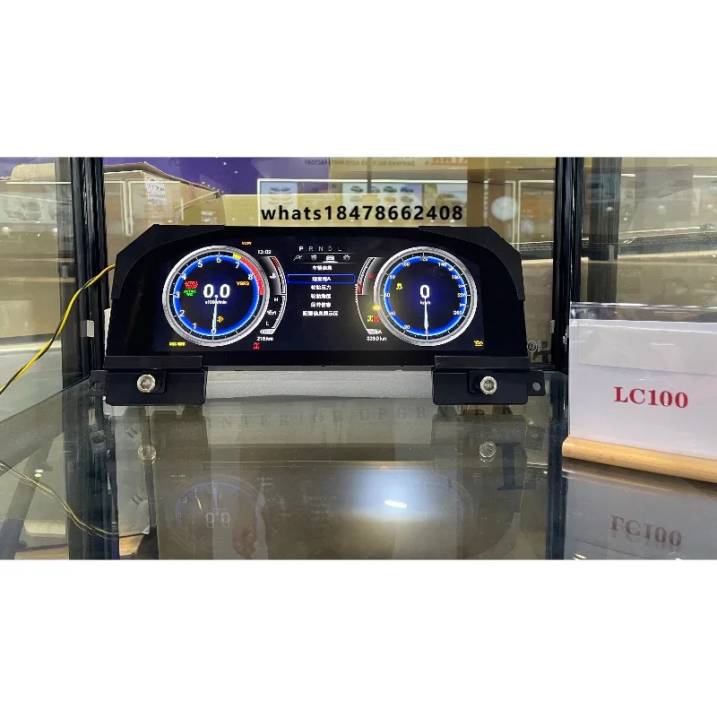 

Car Interior Modified Cluster Instrument Panel Dashboard for Land Cruiser LC100 1998-2007 Upgrade Liquid Crystal Instrumentation