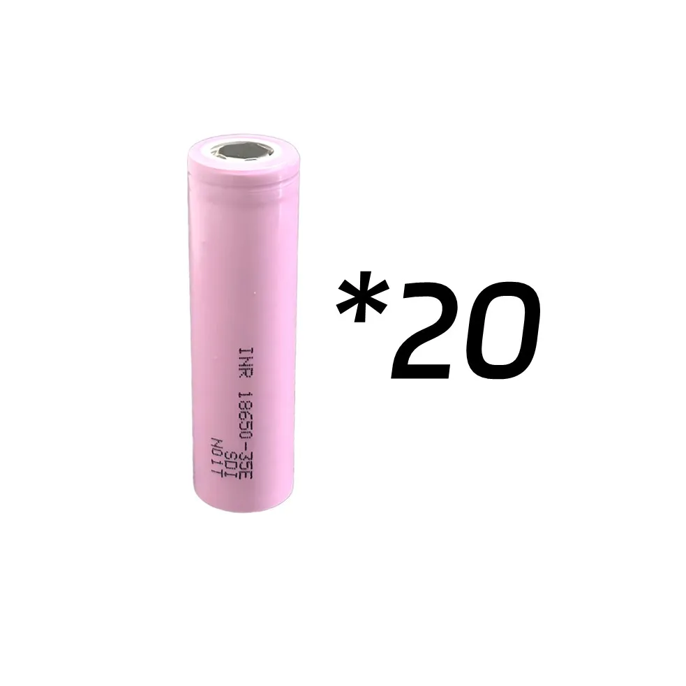 Flat Top 35E 18650-batterij 3500mAh Li-ion 18650-batterij Lange levensduur, lage zelfontlading, ideaal voor doe-het-zelf, batterijpakket, radio, powerbank - afbeelding 1
