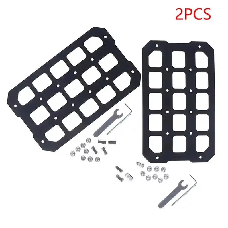 MOLLE Motorcycle Tail Box Expansion Panel With Mounting Hardware