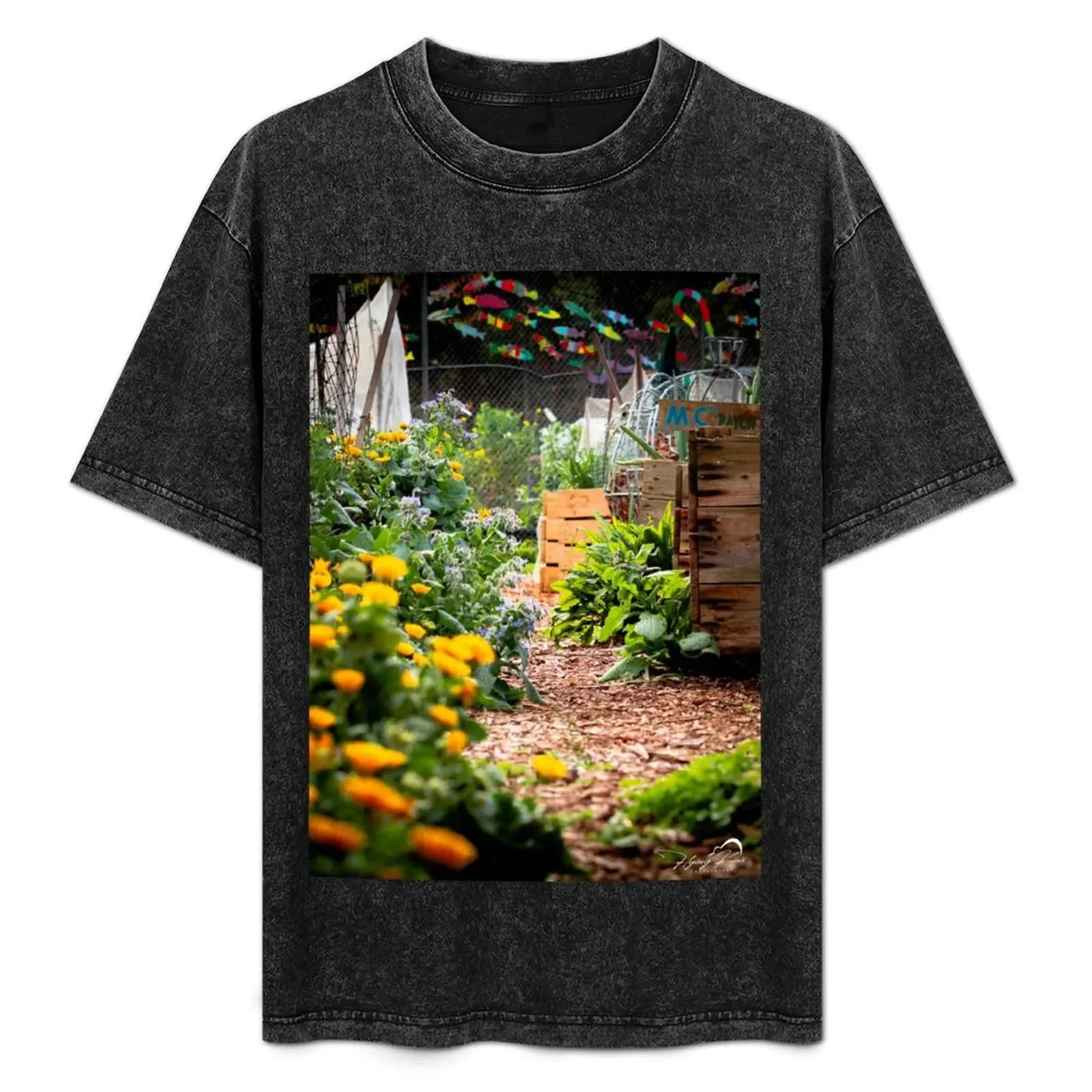 

St John's Riverside Community Garden T-Shirt Casual Lightweight Short Sleeve Top