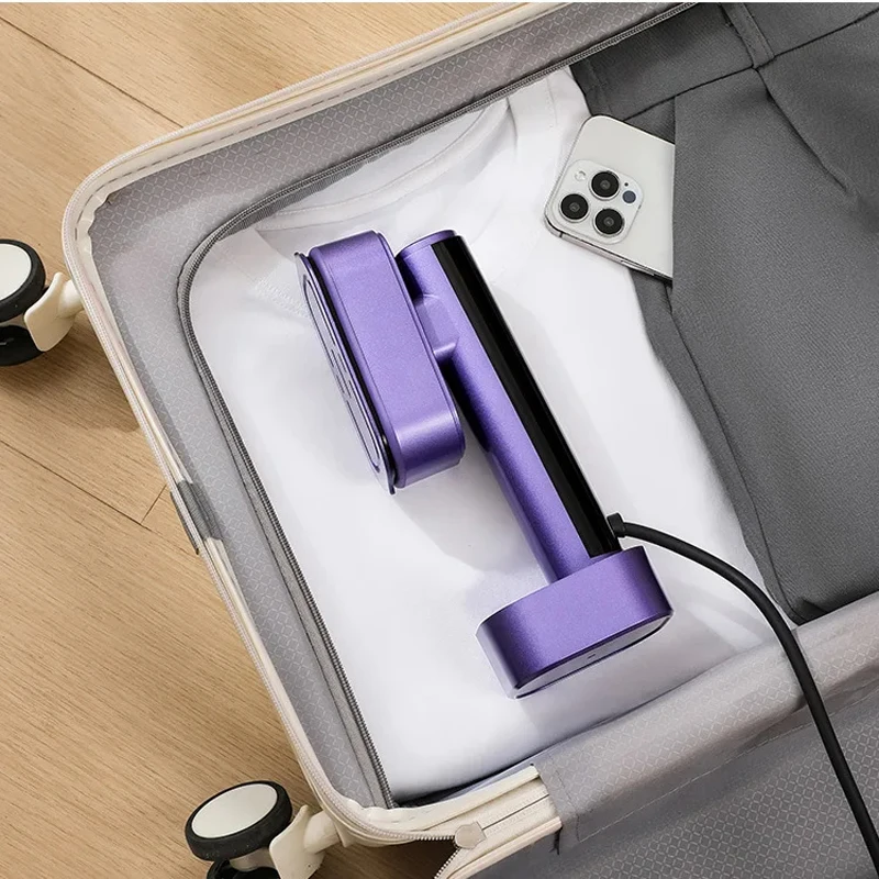 

Портативный паровой утюг 1300 Вт с вращающейся головкой, светодиодный экран, 15S, модернизированная технология удаления морщин, регулируемая умная температура