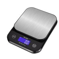 5kg 0.1g IP67 Waterproof Digital Kitchen Scale Stainless Steel USB Weighing Scales Food Diet Electronic Weight Balance 10kg/1g