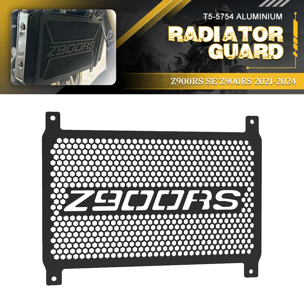 High-Strength Metal Radiator Guard FOR KAWASAKI Z900RS SE Performance 2021 2022 2023 2024 Radiator Guard Cover Grille Protection