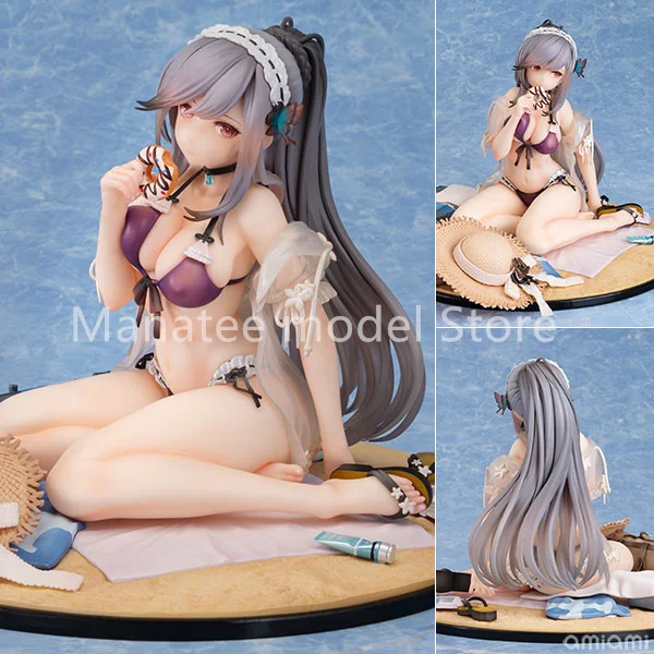 

WING Original "Azur Lane" Dunkerque Summer Sucre PVC Action Figure Anime Model Toys Collection Doll Gift