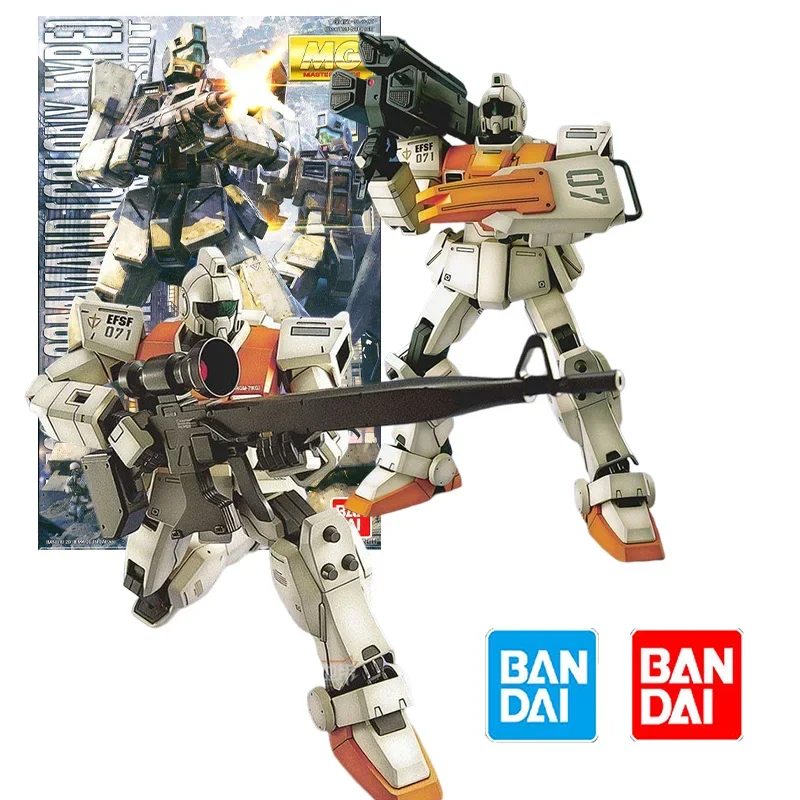 

Bandai MG 1/100 GUNDAM RGM-79G Land Combat Type GM Model Kit Anime Action Fighter Assembly Toy Gift for Children Original Box