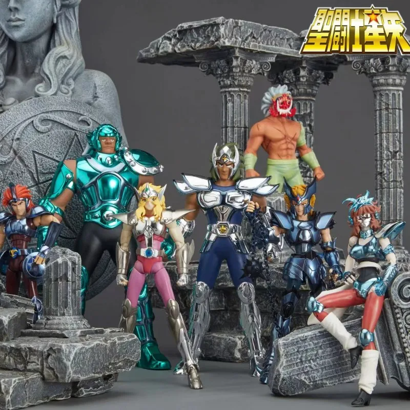 

New Shg Saint Seiya Myth Cloth Ex Silver Cetus Moses 21.5cm And Hercules Argeti 23.5cm Resin Figure Knights Of The Zodiac