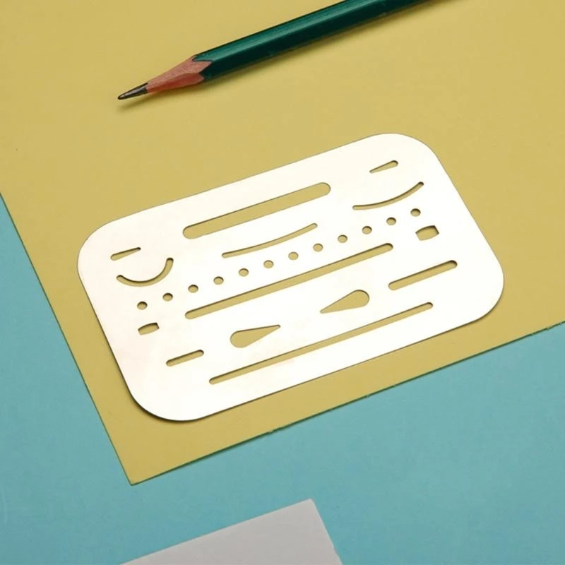 

Eraser Shield Stainless Steel Drawing Template Shield Drafting Tool for Artist