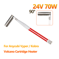 For Anycubi Vyper Kobra Plus Pro Extruder Hotend Heater Cartridge 24V 70W 3D Printer Parts