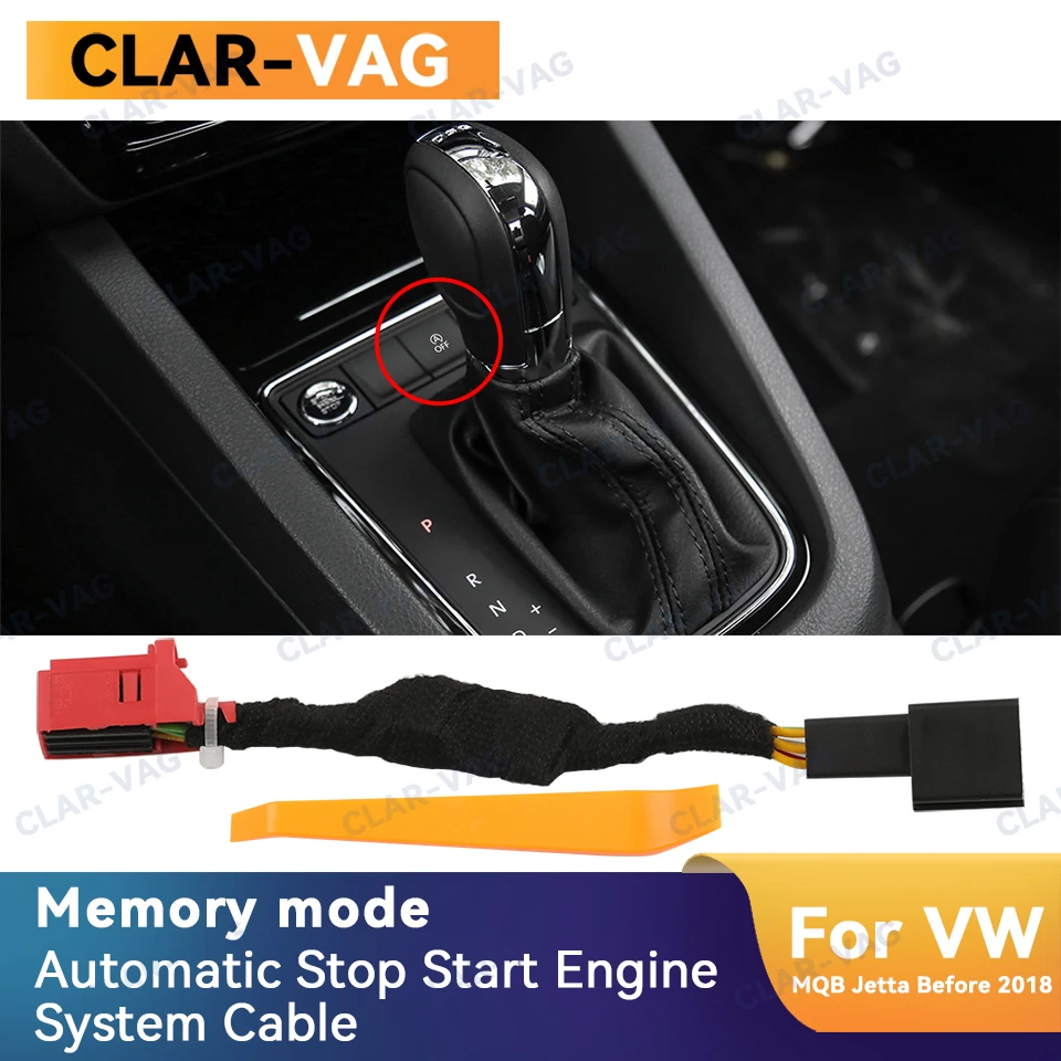 

for VW MQB Jetta before 2018 Automatic Stop Start Engine System Off Device Control Sensor Plug Stop Cancel Cable Memory Mode