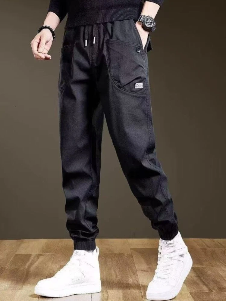 

Men's American Style Cargo Pants Spring Summer Trendy New Loose Fit Multi Pocket Casual Versatile​ Trousers