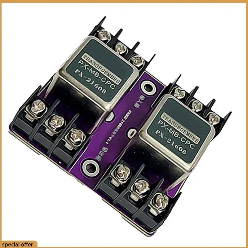 

A68Z 2X Balanced And Unbalanced Conversion Audio Isolator Permalloy Audio Isolation Transformer 600:600 20Hz-20Khz PX-21608