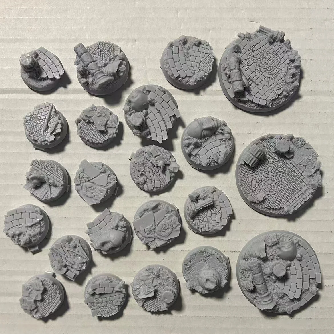 32mm, 25mm, 50mm,Textured Bases, Wargame Miniatures, Halodyne Base, Church Terrain, Pathfinder, Infinity, Hobby Accessories