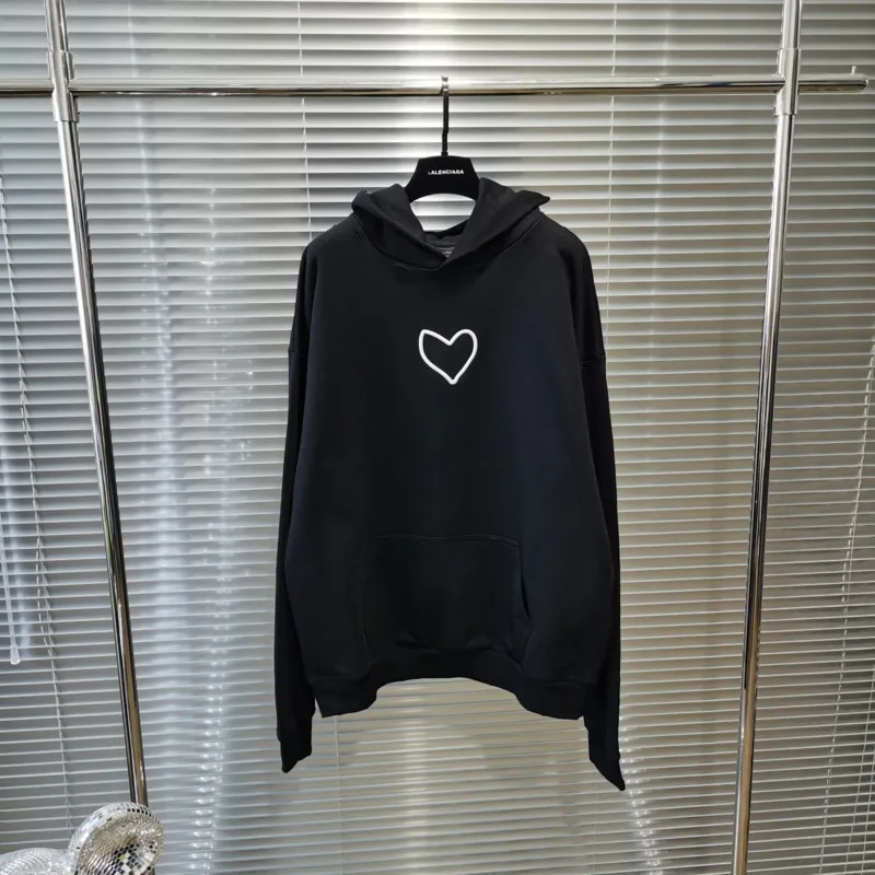 [BOMP] Paris B Family High Version Qixi Limited Three-dimensional Love Sweater Hoodie Loose OS Version Sweater