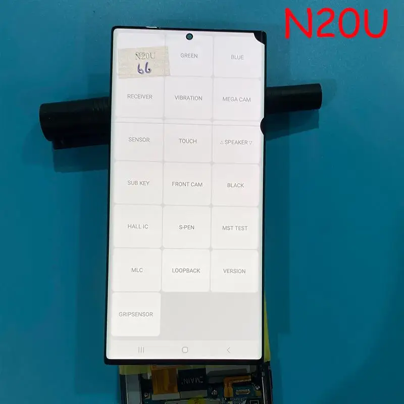 Top Defect Screen For Samsung NOTE20 Ultra SM-N985F SM-N985F/DS N20U Dots Line LCD For Samsung Galaxy Note 20 Ultra Display