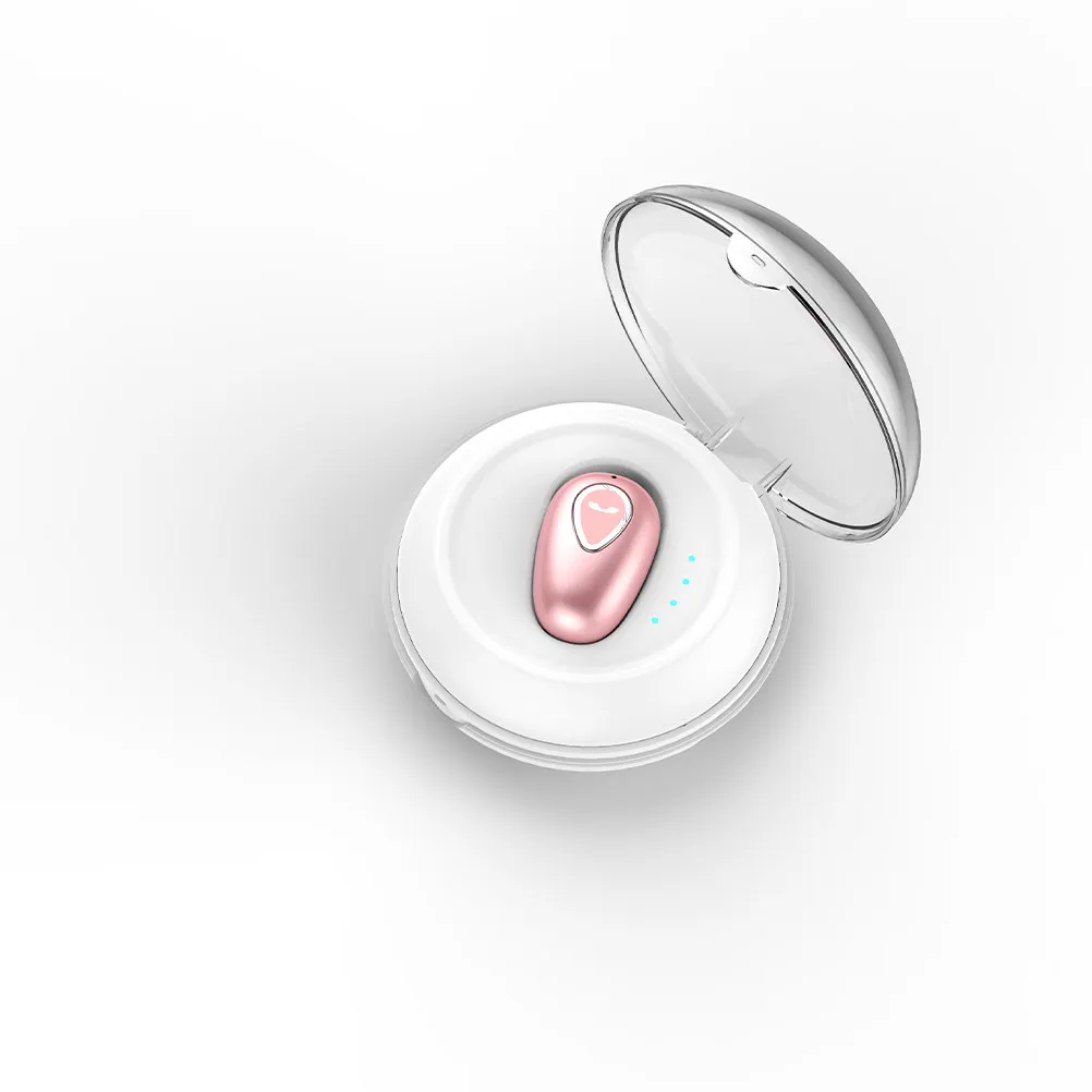 1 Pieza Auriculares Inalámbricos Intrauditivos Mini Oro Rosa Auriculares Deportivos Portátiles Ligeros Impermeables Auriculares Inalámbricos para Correr