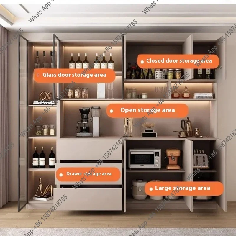 

Витрина-шкаф X для уличной барной стойки, кухонного хранения, организации пространства, винный шкаф, угловой стеклянный бар, светящаяся мебель X