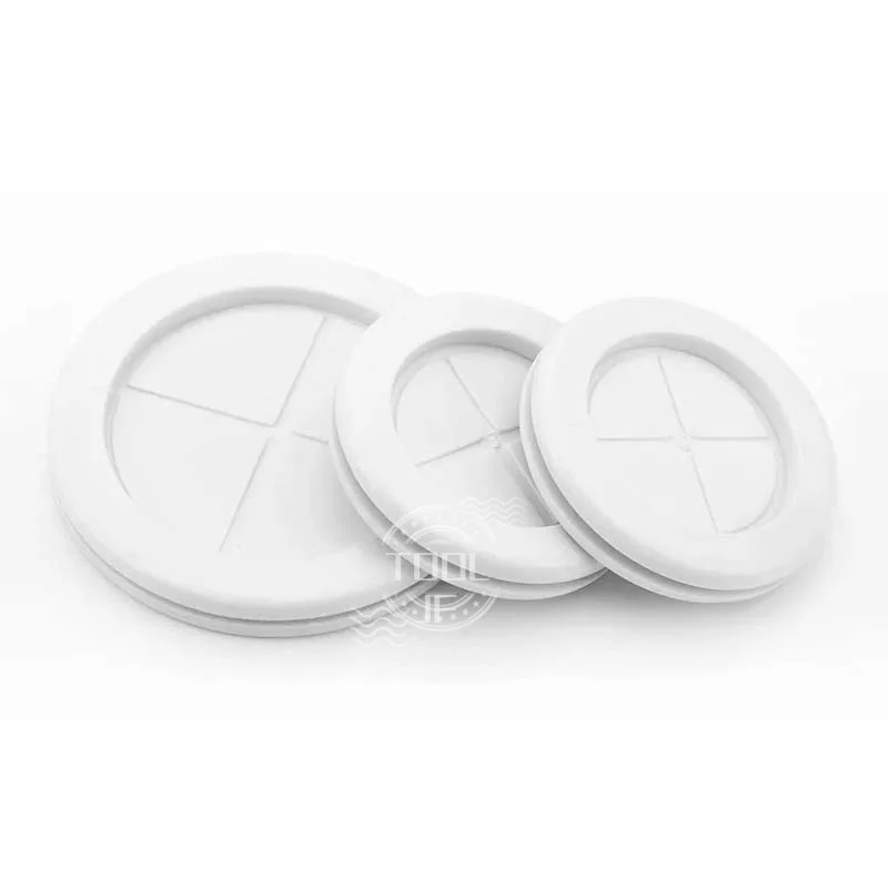 1/2/5/10pcs White Rubber Grommets – Wire Protector Sealing Dustproof Hole Plug O-Rings Panel Cutout 16mm-130mm